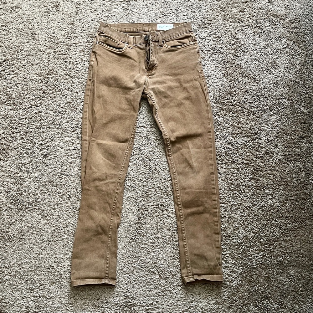 Primark 28x30 Khaki Skinny Jeans